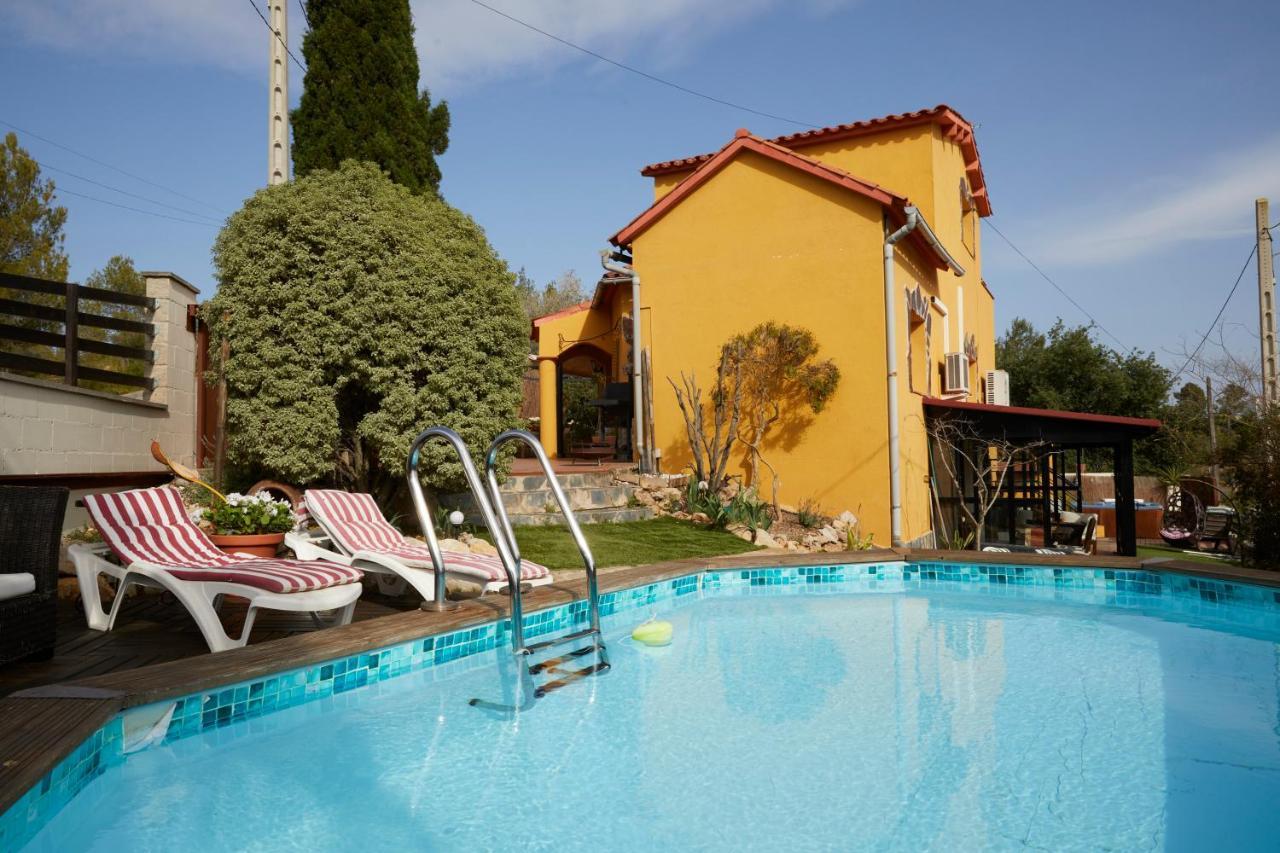 Amazing Vila Close To Sitges, Jacuzzi, Swimming Pool & Exellent Views Olivella Luaran gambar