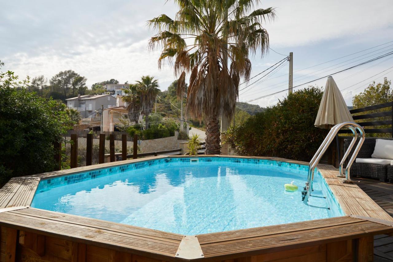 Amazing Vila Close To Sitges, Jacuzzi, Swimming Pool & Exellent Views Olivella Luaran gambar
