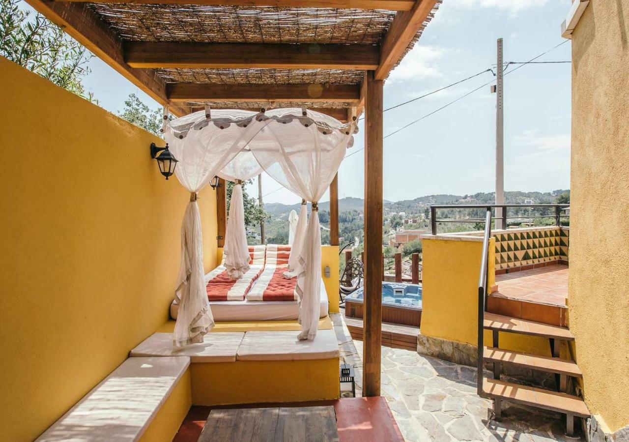 Amazing Vila Close To Sitges, Jacuzzi, Swimming Pool & Exellent Views Olivella Luaran gambar